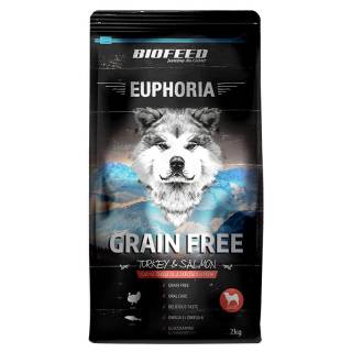 Biofeed euphoria adult dog gf turkey&salmon 300g