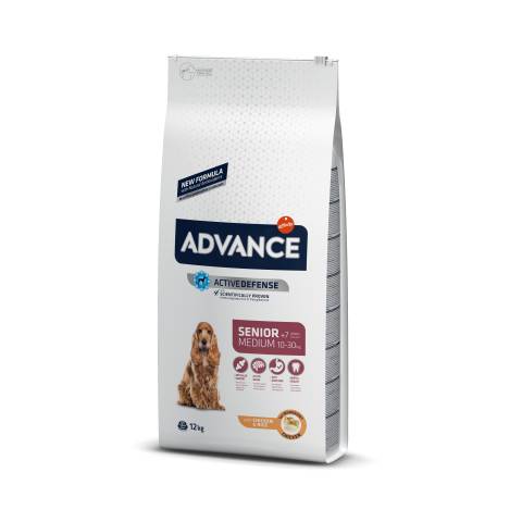 Advance medium senior - sucha karma dla psów seniorów ras średnich 12kg 500552