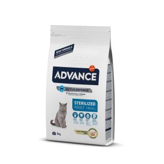 Advance sterilized turkey - sucha karma z indykiem dla kotów sterylizowanych 3kg 577311