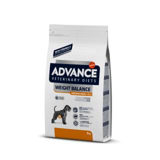 Advance diet weight balance - sucha karma dla psów 3kg 923528