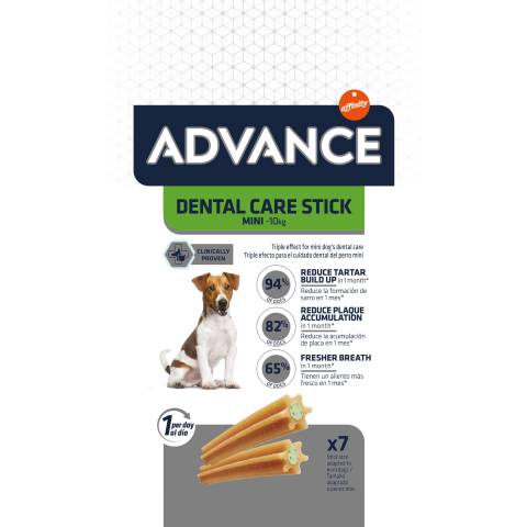 Advance snack dental care stick mini - przysmak dentystyczny dla psów ras małych 90g 920855