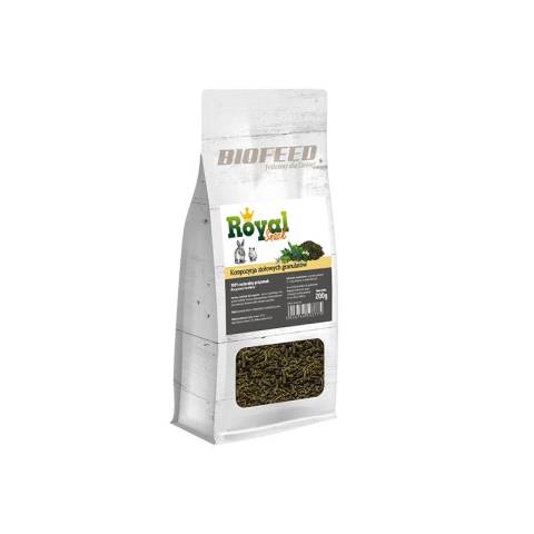 Biofeed royal snack - kompozycja ziołowych granulatów 200g
