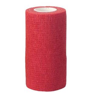 Kerbl samoprzylepny bandaż equilastic, czerwony 5cm