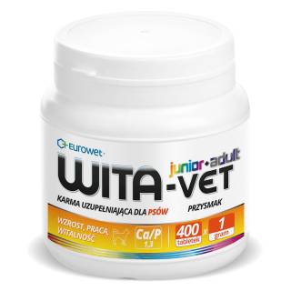 Eurowet wita-vet ca/p1.3 - suplement z witaminami dla psów 1g 400 tab.