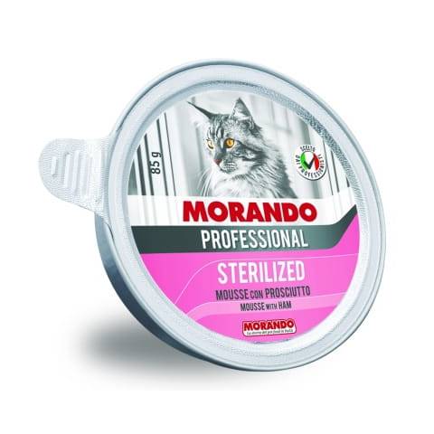 Morando pro kot sterilized miseczka z szynką 85g