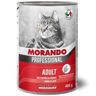 Morando pro kot kawałki z wołowiną 405g