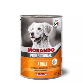 Morando pro pies kawałki z jagnięciną i ryżem 405g