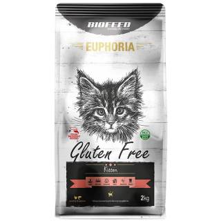 Biofeed euphoria kitten grain free karma dla kociąt z kurczakiem i słodkim ziemniakiem 2kg