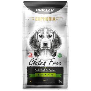 Biofeed euphoria gluten free small & medium breeds karma dla psów małych i średnich ras z jagnięciną 2kg