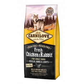 Carnilove fresh chicken & rabbit for adult 12kg