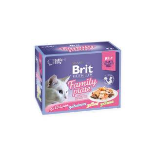 Brit pouch jelly fillet family plate (12x85g)