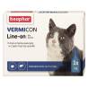 Beaphar vermicon line-on cat 1ml - 3 pipety kropli przeciwpchłowych dla kotów