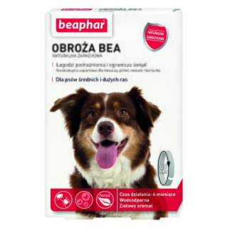 Beaphar obroża bea naturalna zapachowa dla psów m/l - obroża dla średnich i dużych psów waga!!!