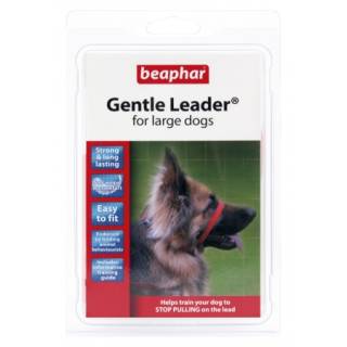 Beaphar gentle leader l - obroża duża czerwona dla psów