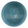 Trixie miska ceramiczna pet's home, 0.3 l/o 12 cm, kremowa/jasnoniebieska tx-25050