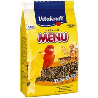 Vitakraft menu vital 1kg + kracker gratis karma d/kanarka
