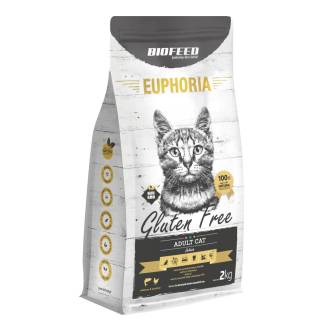 Biofeed euphoria adult cat gluten free 2kg