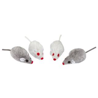 Kerbl zabawka mysz z filcu,4 szt/kpl 84255