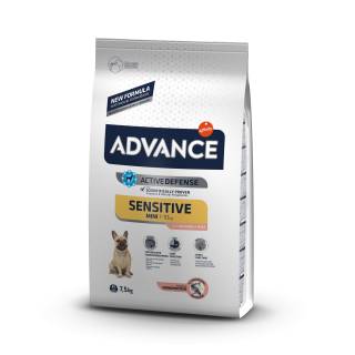 Advance mini sensitive - sucha karma dla psów ras małych z wrażliwością pokarmową 7,5kg 923680