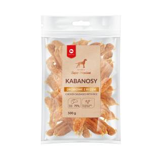 MACED Kabanosy drobiowe z ryżem 500g