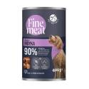 Zdjęcie produktu FINEMEAT Karma dla psa, kawałki indyka w sosie 400g [FM004 P]