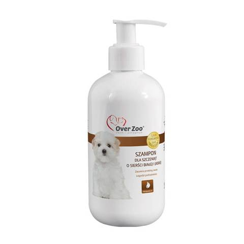 Overzoo szampon dla szczeniąt białych i jasnych 250 ml