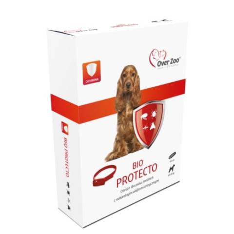 Overzoo bio protecto plus obroża dla psów średnich 60 cm