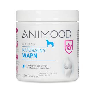 ANIMOOD Naturalny wapń dla psa 100g