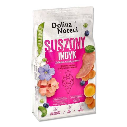 DOLINA NOTECI SUPERFOOD Danie z indyka karma suszona dla psa 9kg