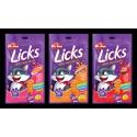 Zdjęcie produktu DR ZOO Licks creamy treats for cats - Liquid kremowy przysmak dla kota o smaku łososia 4x15g [11392]